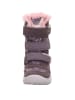 superfit Leder-Winterstiefel "Crystal" in Rosa/ Lila