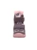 superfit Leder-Winterstiefel "Crystal" in Lila/ Rosa
