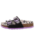 superfit Slippers "Fussbettpantoffel" violet/zwart