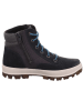 superfit Leren boots "Tedd" zwart/blauw