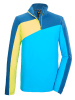 Killtec Funktionslongsleeve in Blau/ Gelb