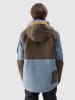 4F Ski-/Snowboardjacke  in Braun/ Hellblau