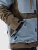 4F Ski-/Snowboardjacke  in Braun/ Hellblau