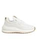 Pepe Jeans FOOTWEAR Leren sneakers "Winslow Action" wit