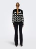 JDY Pullover in Schwarz/ Creme