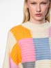 Pieces Pullover in Creme