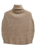 Pieces Poncho lichtbruin