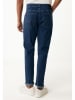 Mexx Spijkerbroek "Jim" - tapered fit - donkerblauw