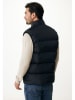 Mexx Doorgestikte bodywarmer in zwart