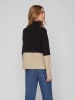Vila Pullover in Beige/ Schwarz