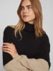 Vila Pullover in Beige/ Schwarz