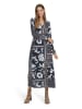 Betty Barclay Kleid in Dunkelblau/ Weiß/ Beige