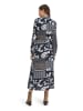 Betty Barclay Kleid in Dunkelblau/ Weiß/ Beige