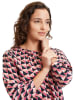 Betty Barclay Bluse in Pink/ Dunkelblau