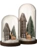J Line Decoratieve ledlamp bruin/groen - (H)27 x 14 cm
