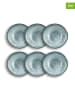 Ogo Living Miski (6 szt.) w kolorze niebieskim - 500 ml