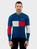 Siroko Fahrradtrikot "M2 Vezzana" in Blau/ Rot/ Weiß