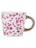 Villa d´Este 6-delige set: koffiekoppen "Holly" rood/groen/wit - 90 ml