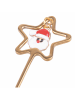 Villa d´Este 6-delige set: theelepels "Xmas" goudkleurig/meerkleurig - (H)16,3 cm