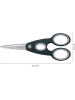 Fiskars Nożyczki kuchenne "Functional Form" w kolorze czarnym - wys. 21,5 cm