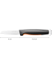 Fiskars Nóż "Functional Form" w kolorze srebrno-czarnym do obierania - dł. 26 cm