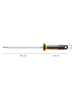 Fiskars Stal ostrząca "Functional Form" w kolorze czarno-pomarańczowym - dł. 32,8 cm