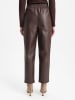 BGN Kunstleren broek donkerbruin