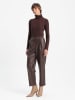BGN Kunstleren broek donkerbruin