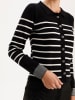 BGN Cardigan in Schwarz/ Weiß