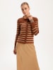 BGN Cardigan in Cognac/ Beige