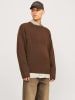Jack & Jones Sweter w kolorze jasnobrązowym