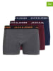 Jack & Jones 3-delige set: boxershorts donkerblauw/grijs
