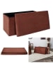 THE HOME DECO FACTORY Opbergkruk bruin - (B)76 x (H)38 x (D)38 cm