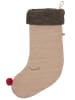 OYOY mini Weihnachtsstrumpf "Rudolf" in Beige - (H)36 cm