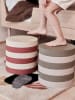 OYOY mini Beistelltisch "Iro" in Khaki/ Grau - (H)28 cm x Ø 28 cm