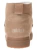 INUIKII Leder-Boots "Classic Low" in Beige