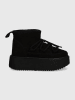 INUIKII Leder-Winterboots "Classic Low Platform" in Schwarz