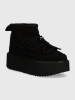 INUIKII Leder-Winterboots "Classic Low Platform" in Schwarz