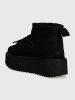 INUIKII Leder-Winterboots "Classic Low Platform" in Schwarz