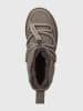 INUIKII Leder-Winterboots "Classic Low Platform" in Grau