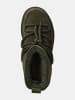 INUIKII Skórzane botki zimowe "Classic Low Platform" w kolorze khaki