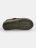 INUIKII Leder-Winterboots "Classic Low Platform" in Khaki