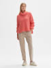 OPUS Rollkragenpullover in Koralle