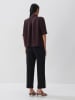 Someday Blouse auberginekleurig