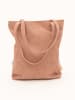 Crochetts Shopper "Monkey" in Beige/ Hellbraun - (B)35 x (H)36 x (T)5 cm