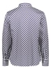 Eterna Blouse donkerblauw/wit