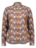 Eterna Blouse lichtbruin/blauw