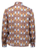 Eterna Blouse lichtbruin/blauw