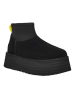 UGG Leder-Boots "Classic Mini Dipper" in Schwarz