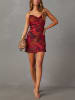 LA Angels Kleid in Rot